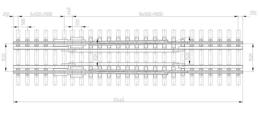 Expansion Joint Type P65 for Bridge Decks, Compensates Movements up to 160mm