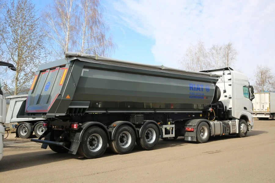 Half-Pipe Dump Semi-Trailer 924900-33H2 with BPW Axles