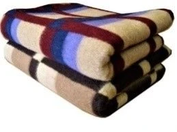 Warm Half-Wool Blanket 30% Polyester and 70% Wool