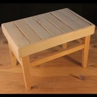 Hard Bench for Bath 600x390x420 mm