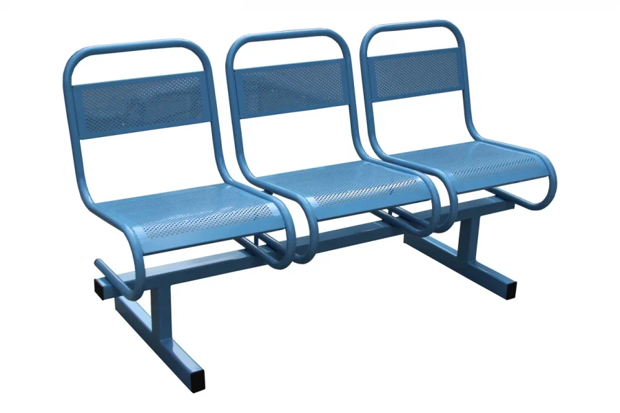 Perforated Metal Block Seating for Events