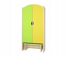 خزانة أطفال مزدوجة مع مقعد