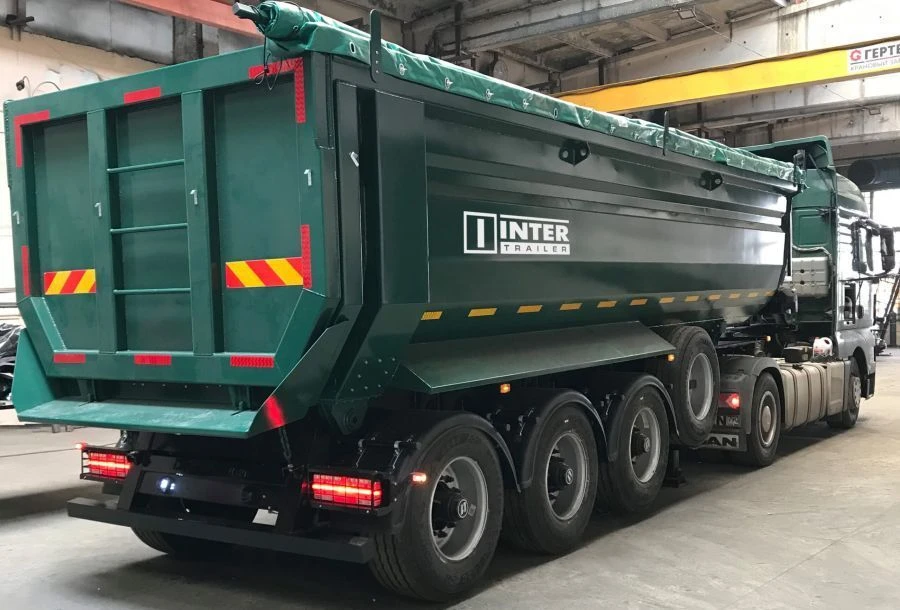 مقطورة تفريغ خلفي 853332 لنقل الحبوب