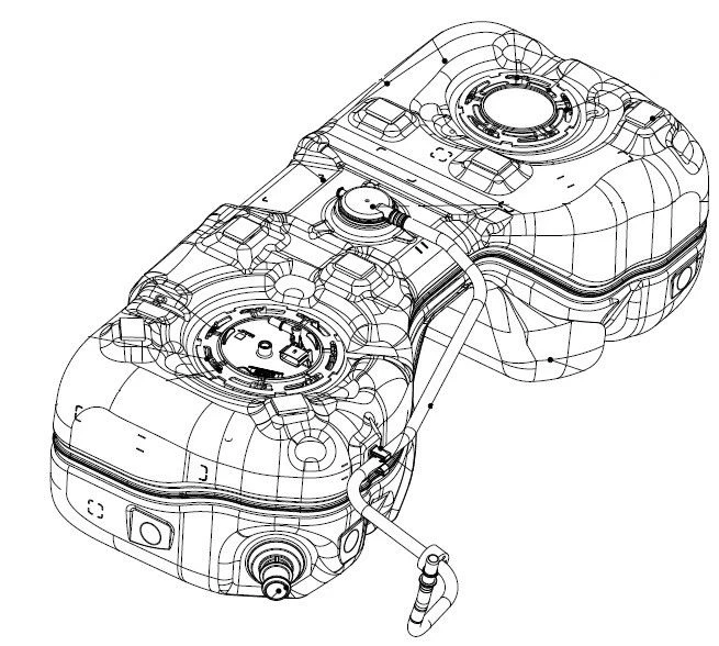 خزان وقود بلاستيكي 1101101AGW01A