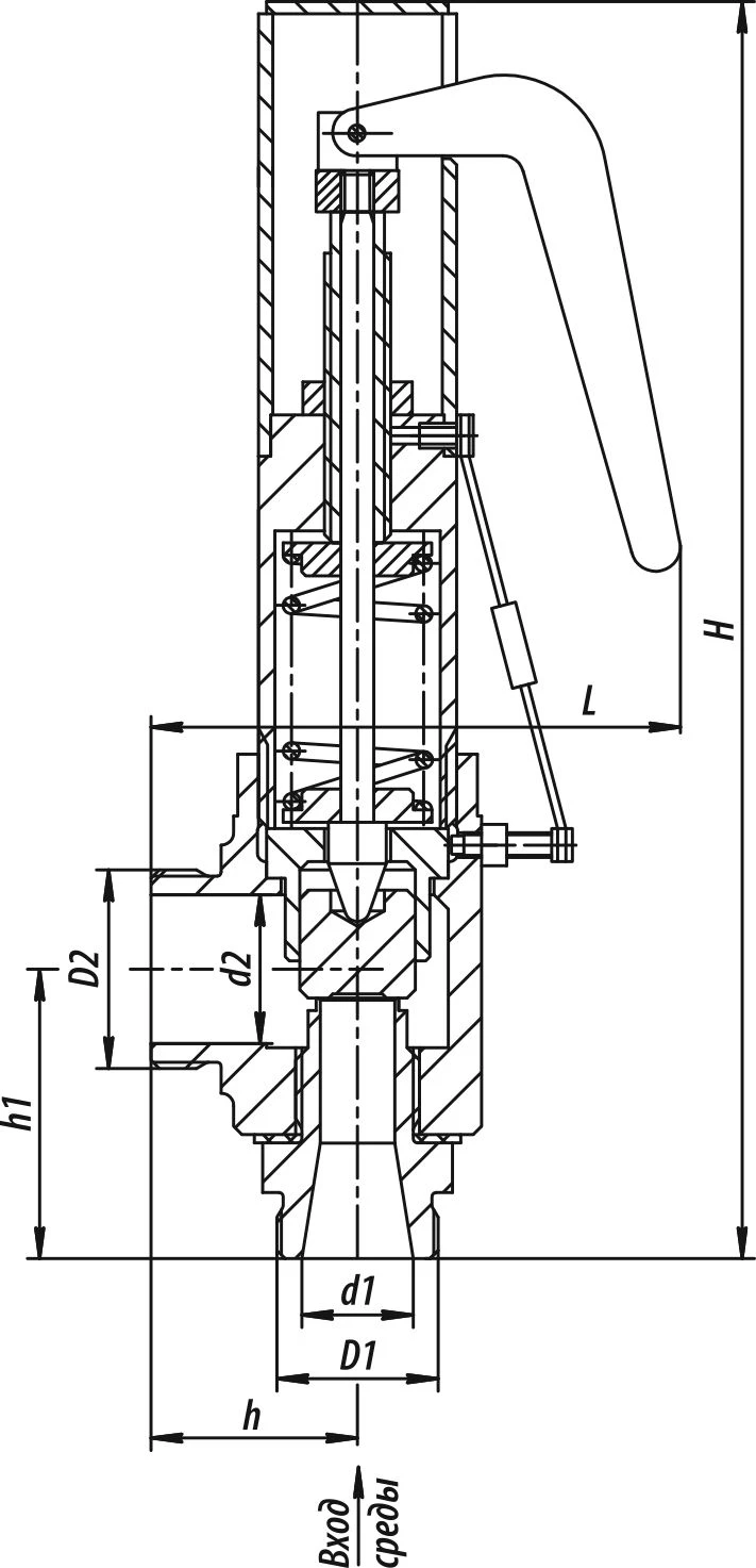 Direct-Acting Safety Valve 15с-1-1