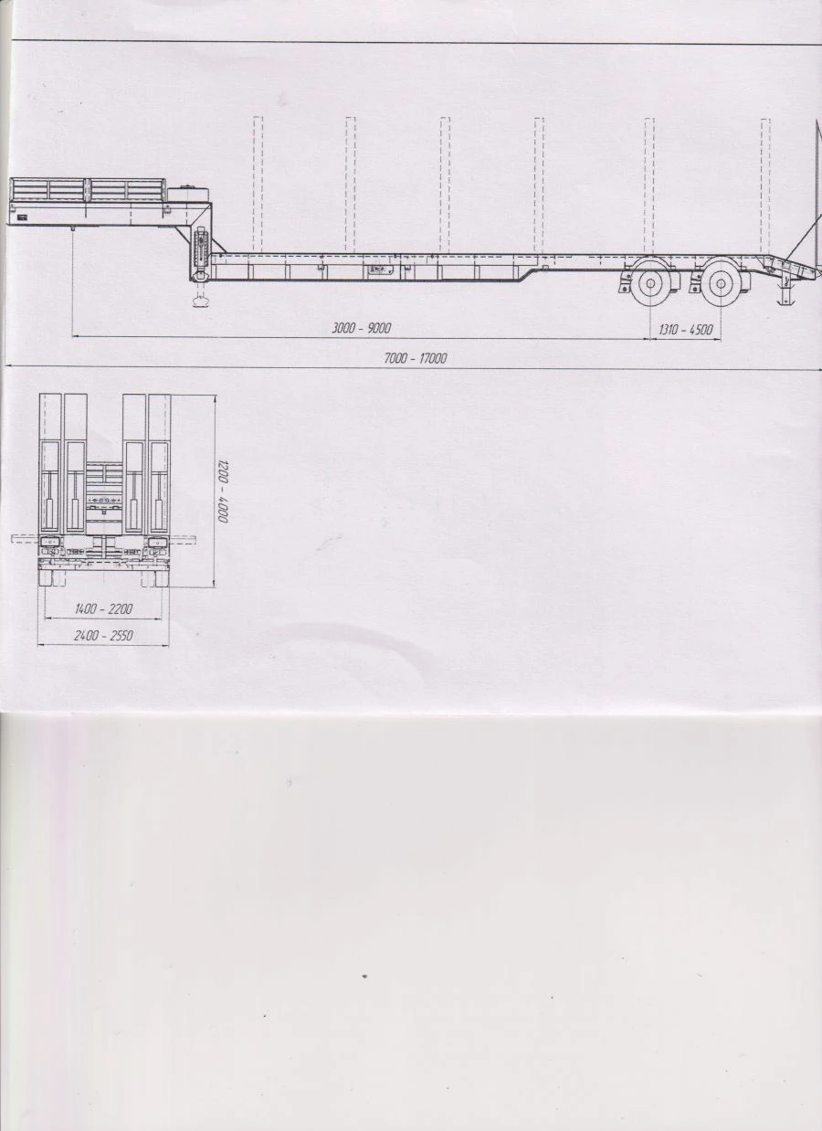 Lowbed Semi-Trailer TR-2 P2, Modification 92299-0000010