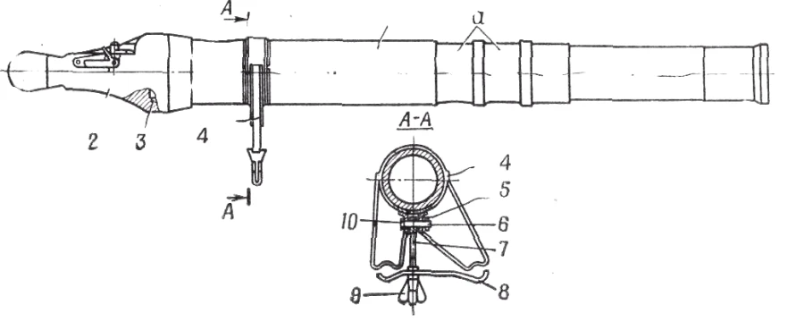 Durable Transport Belt for Mortar 2B11 Made from High-Strength Polypropylene" (model 11 08-602)