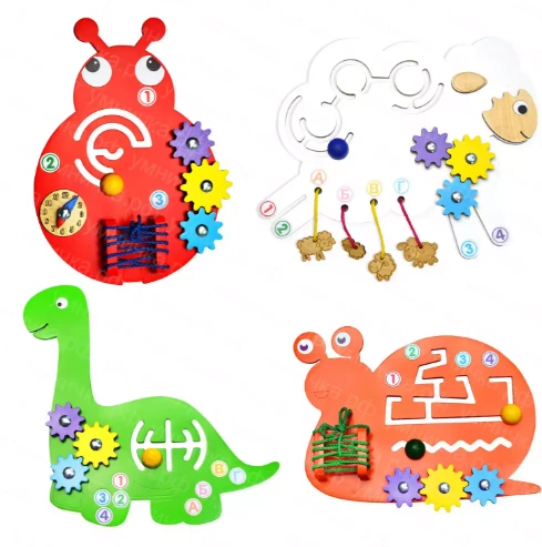 MiniMix Busy Board Set BZA-4 with Educational Activities