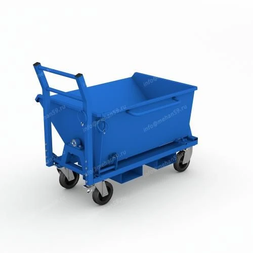 Self-Dumping Container for Metal Shavings and Bulk Cargo - Series 1305