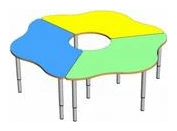 طاولة "تريليستنيك" من ثلاث طاولات