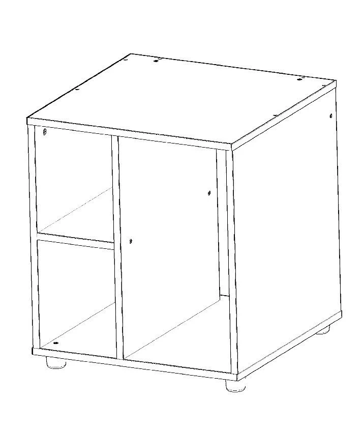 Modular Wall Unit for Document Storage and Office Supplies, Module SMD.03