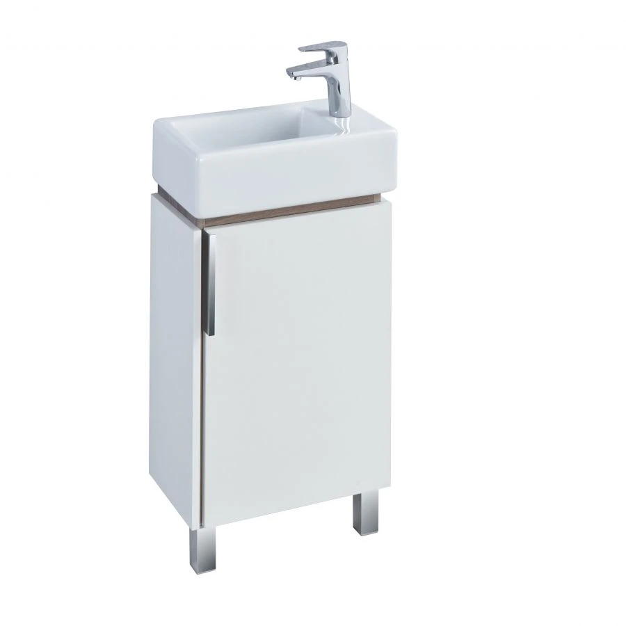 Bella Wall-Mounted Sink Cabinet, Aquaton, White, Model 1A221501BBAZ01