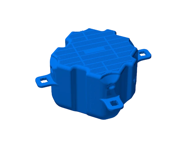 وحدة الطفو من البولي إيثيلين لبناء المنشآت العائمة (500مم × 500مم × 400مم) SFII 400