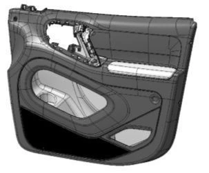 تجميع غلاف الباب الأمامي الأيمن للمركبات M1 و N1 98006934ZD