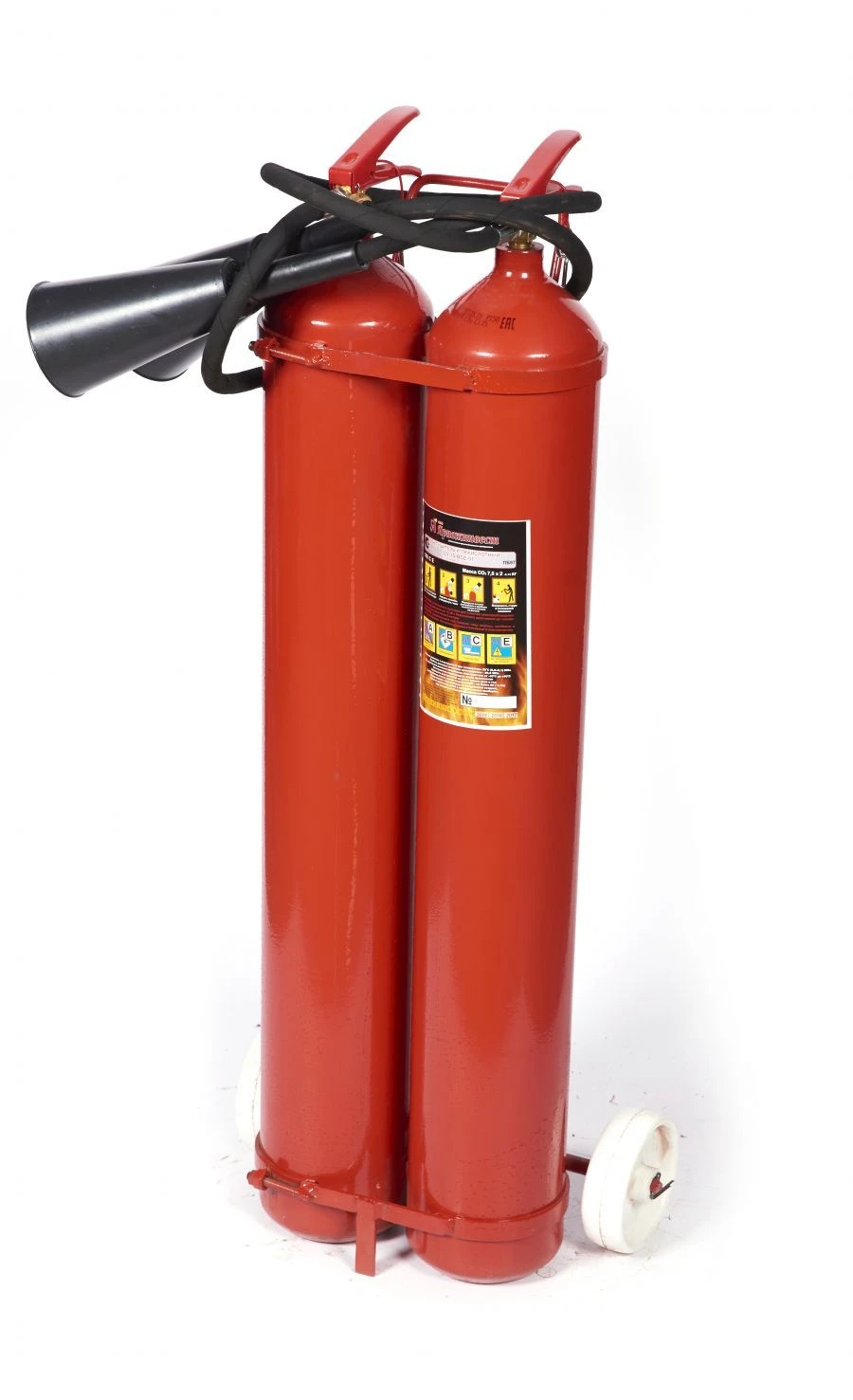 Mobile Carbon Dioxide Fire Extinguisher OУ-15-ВСЕ-01