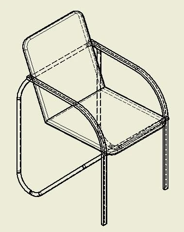 Office Chair with Wooden Frame - TV-ASDK-2.14.01-01