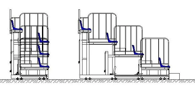 Mechanical Telescopic Stand TTM-P for Limited Spaces
