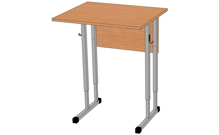 Height Adjustable Single Student Desk for Groups 4-6, Model SUR-2