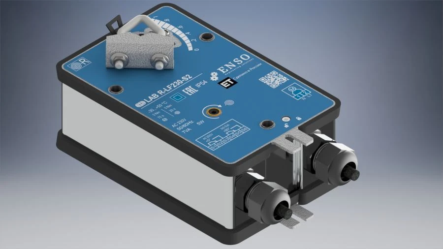 Spring-Return Electric Actuator for Air Dampers LAB R-LF230