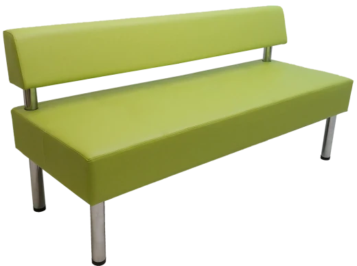 Three-Seater Sofa with Metal Frame - Model Amber