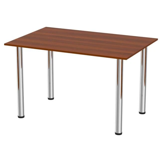 Dining Table with LDP Surface and Metal Frame