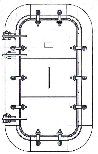 Waterproof Latch for Ship's Outer Shell - Lacport