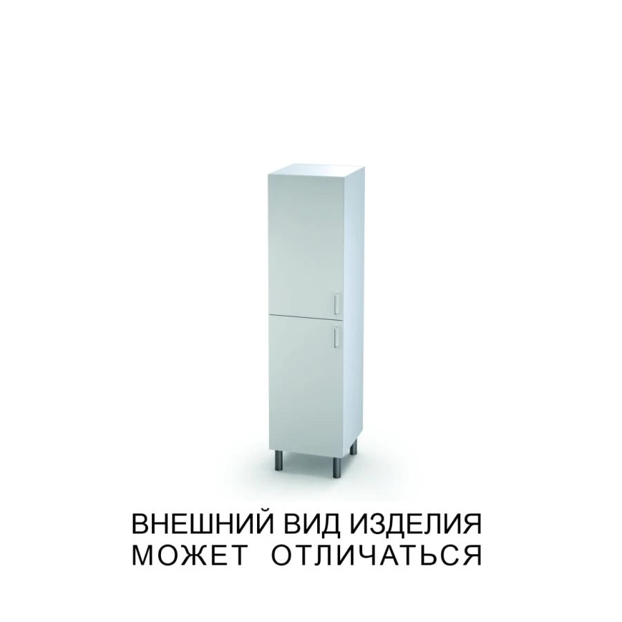 خزانة بباب واحد مع بابين صلبين