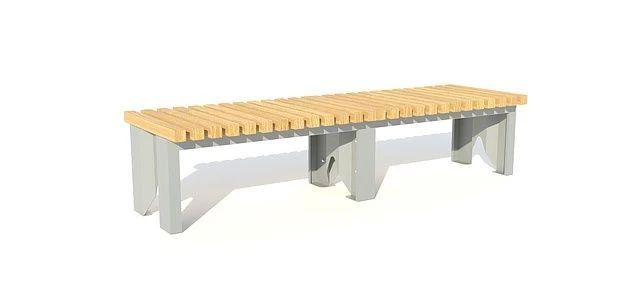 Outdoor Bench for Play Areas and Recreation - Romana 302.43.00