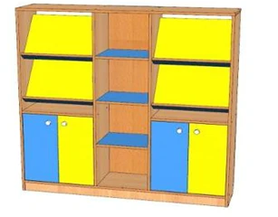 Toy and Educational Material Shelf Cabinet DM1.1074