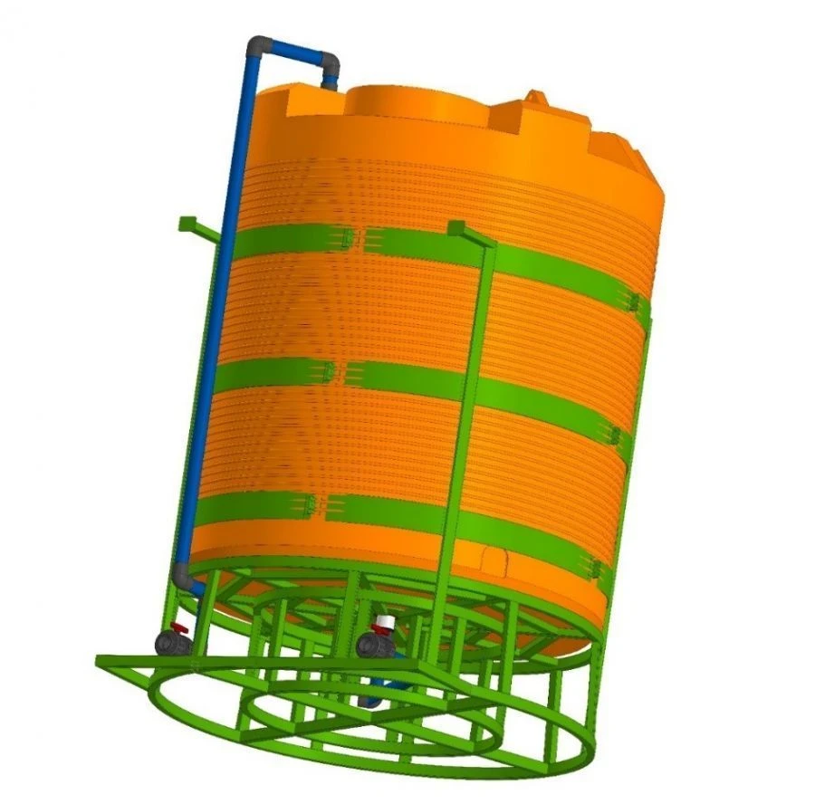 Water Storage System "Cassette 10000x1S2