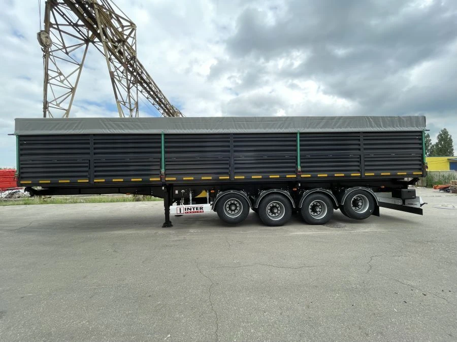 Side Dump Semi-Trailer 85339 Model 853393 for Bulk Cargo Transport
