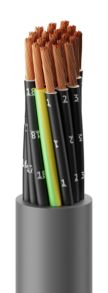 كابلات مرنة Emflex كUVVng(A) 450/750 فولت