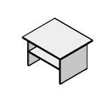 Wooden Coffee Table Set "Contemp" for Bedroom