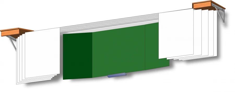 Storage and Display System for Posters "D-1-1-S(30-60)