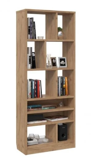 Custom Wooden Office Shelf for Public Spaces
