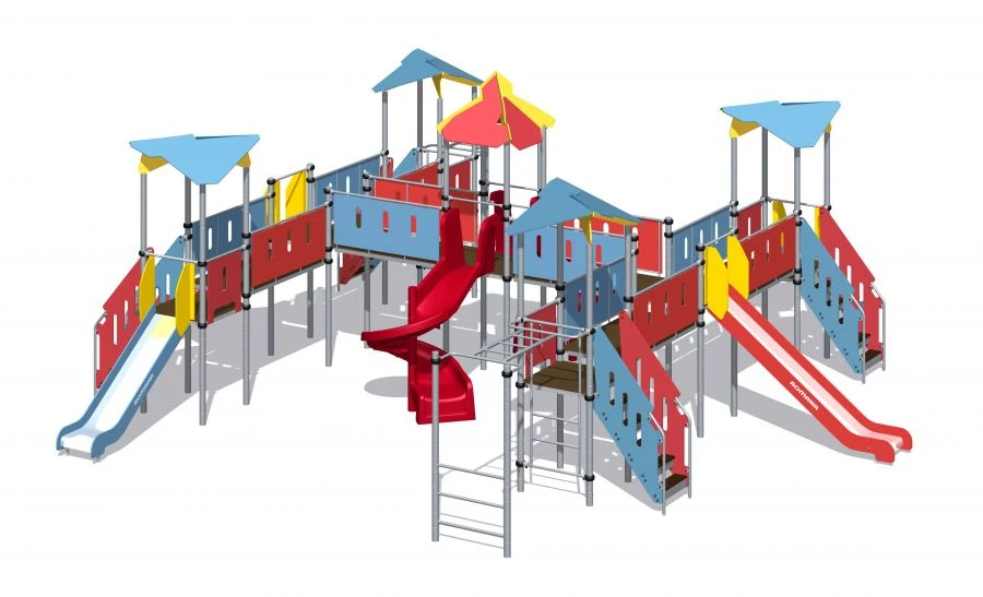 Children's Play Complex for Thematic Games and Physical Development - Romana 101.15.09