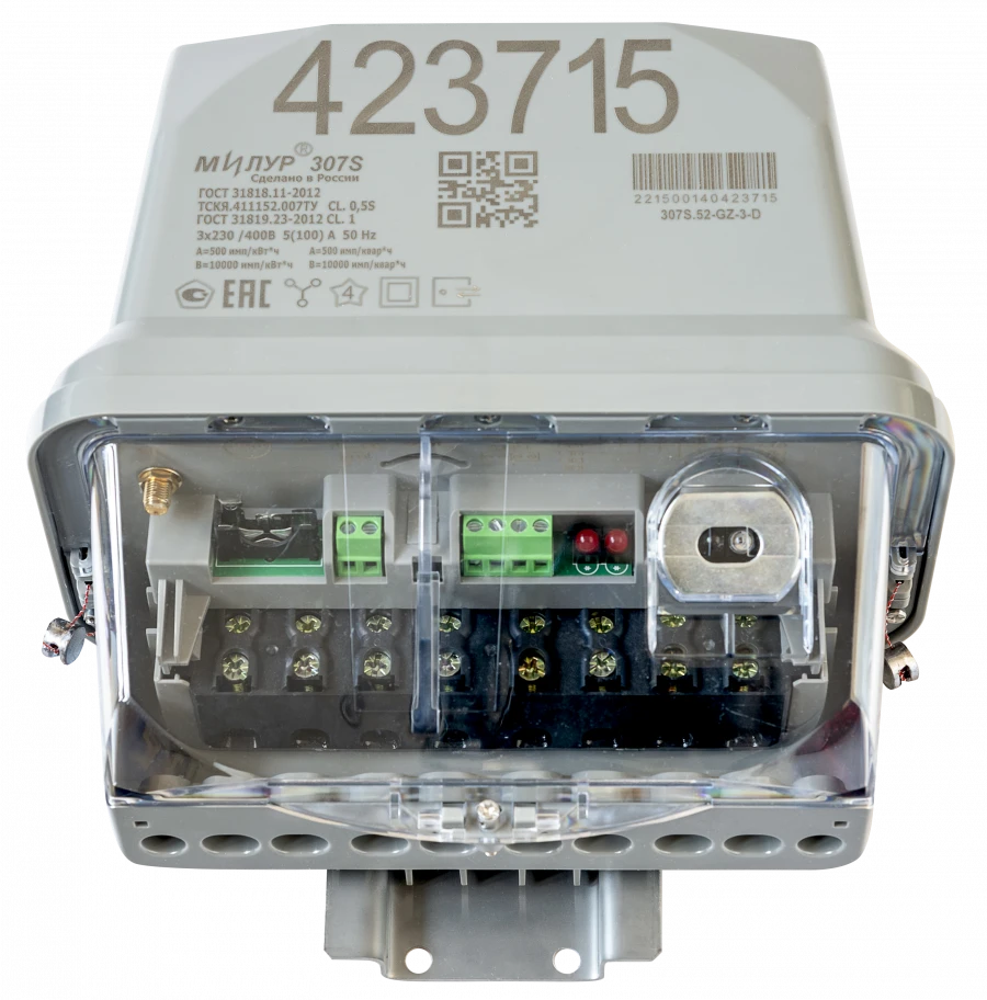 عداد الطاقة الكهربائية الثابت ثلاثي الطور ميلور 307S.52-PZZ-3-D