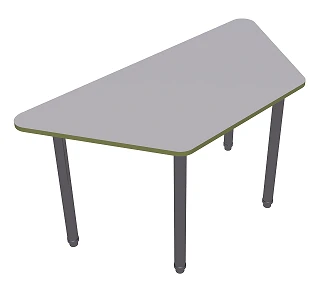 Trapezoidal Table S.T.MK.2 for Office and Home Use