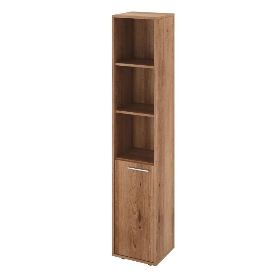 Office Column with 3 Doors and Open Shelves KC31