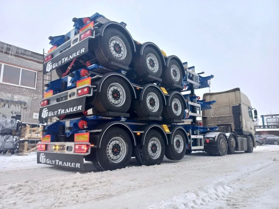 Tri-Axle Container Carrier Semi-Trailer CS-453GN