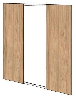 Sliding Doors for Shelving Unit - Rio Base Set