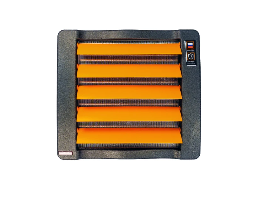 Stationary electric fan heater with water heat exchanger, KALASHNIKOV trade mark, model KWH-1821