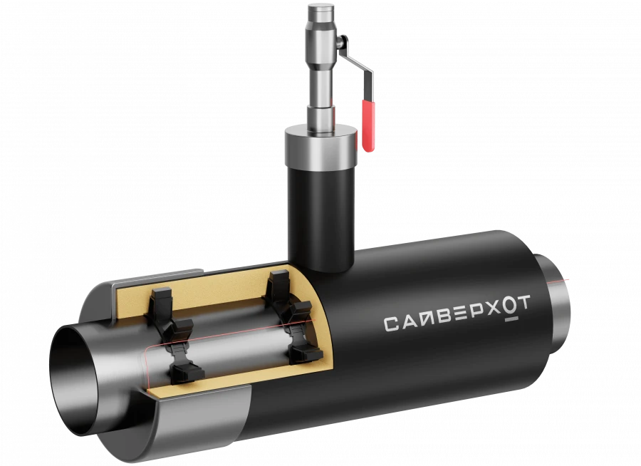 توصيل ثلاثي مع صمام كروي لمجرى الهواء، ست 17غ1س-ي (غوست 20295-85) 630x8.0