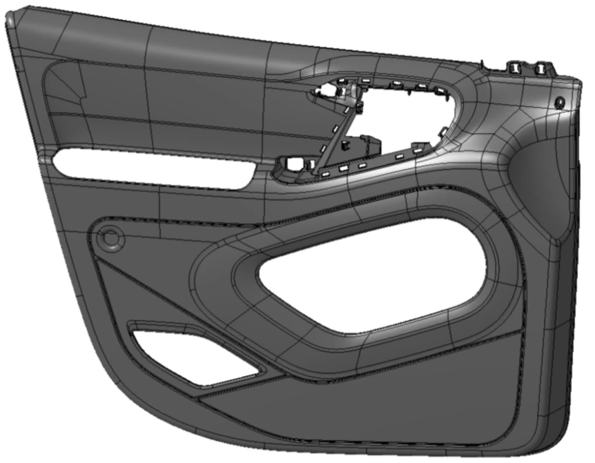 غلاف الباب الأمامي الأيسر للمركبات من الفئة M1 و N1 - 9681234677