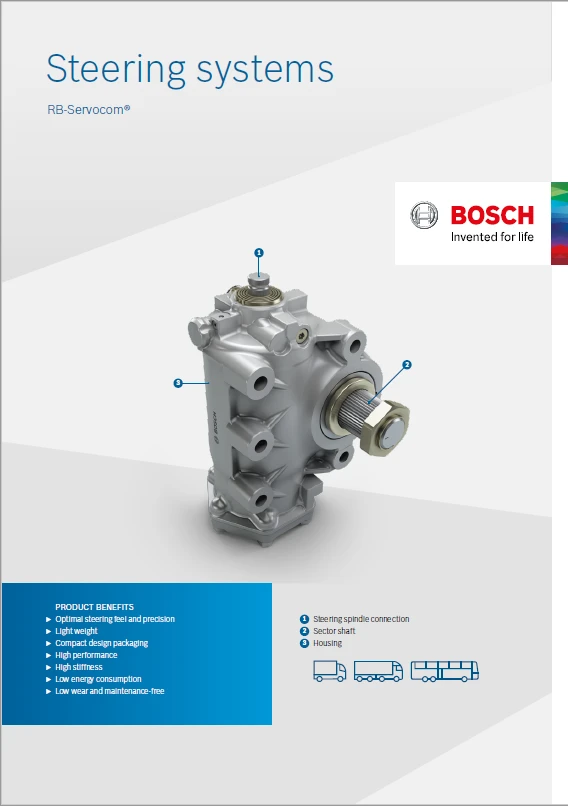 Hydraulic Steering Mechanism without Power Assistance 8090.955.304