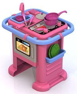 مجموعة مطبخ السيدة السحرية رقم 1 (54 سم + مجموعة الأطباق)