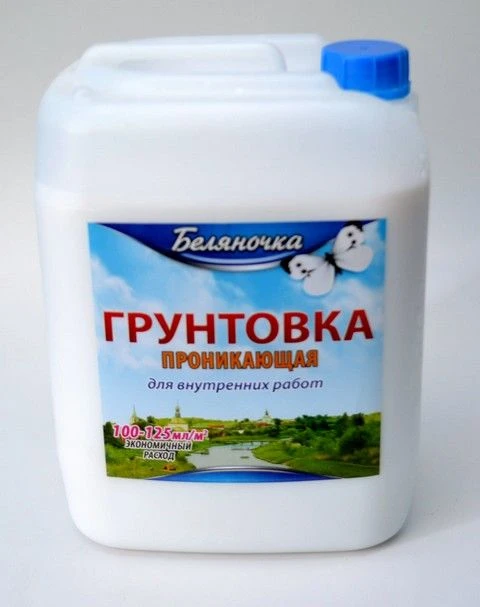 Penetrating Primer Beljanotchka for Strengthening Surfaces