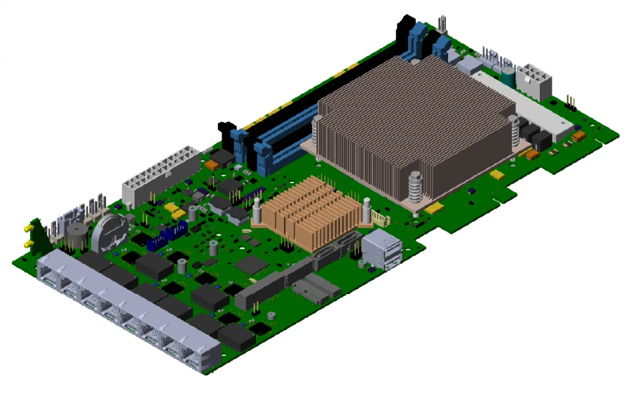 Motherboard Module for Component Connectivity (FLAB.469535.001)
