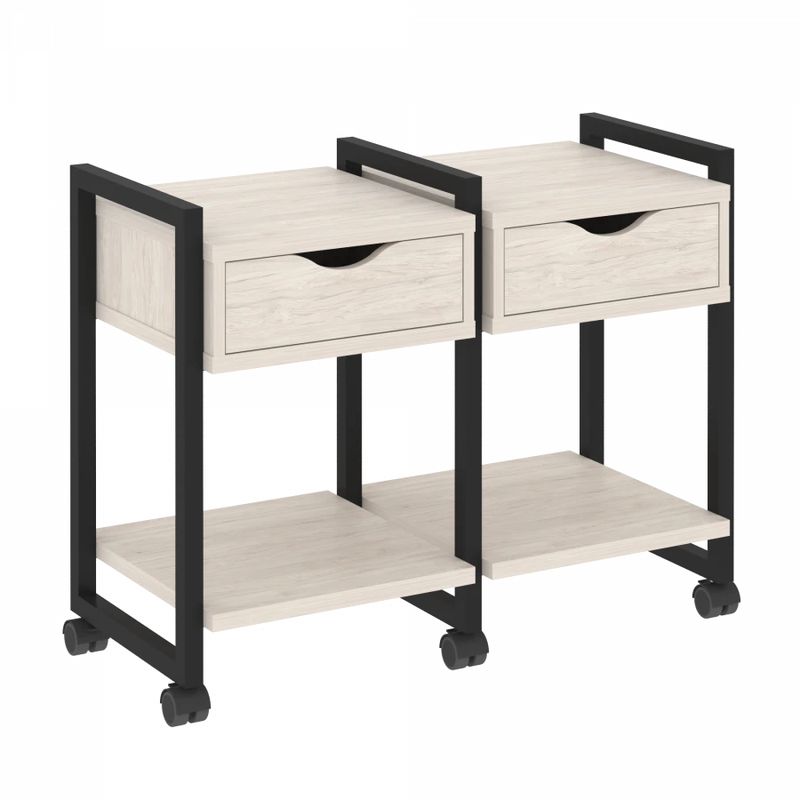 خزائن مكتبية خشبية بتصميم لوفت