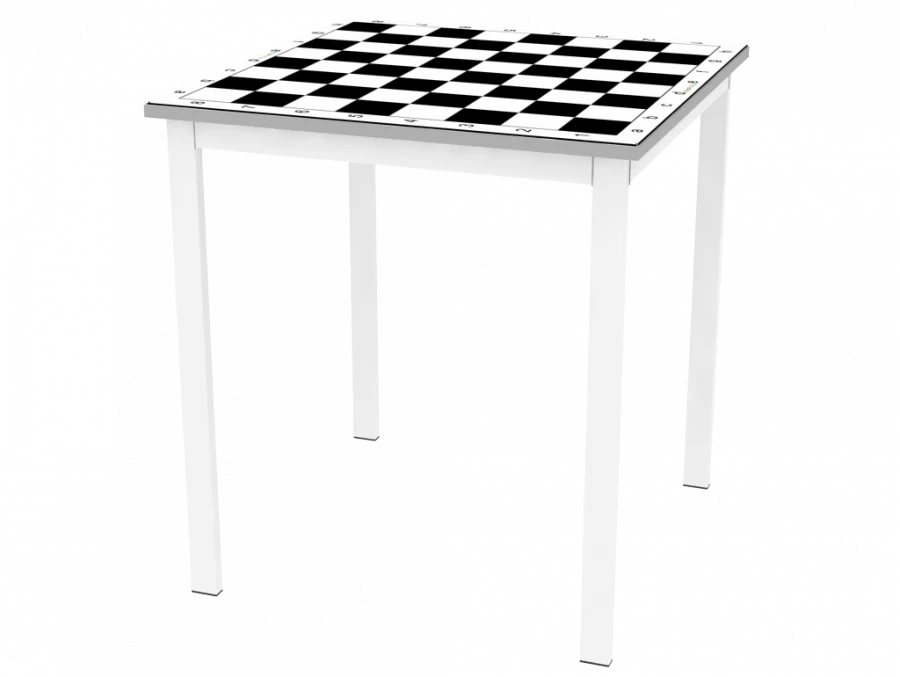 Chess Table with Laminated Surface 650x650x700mm